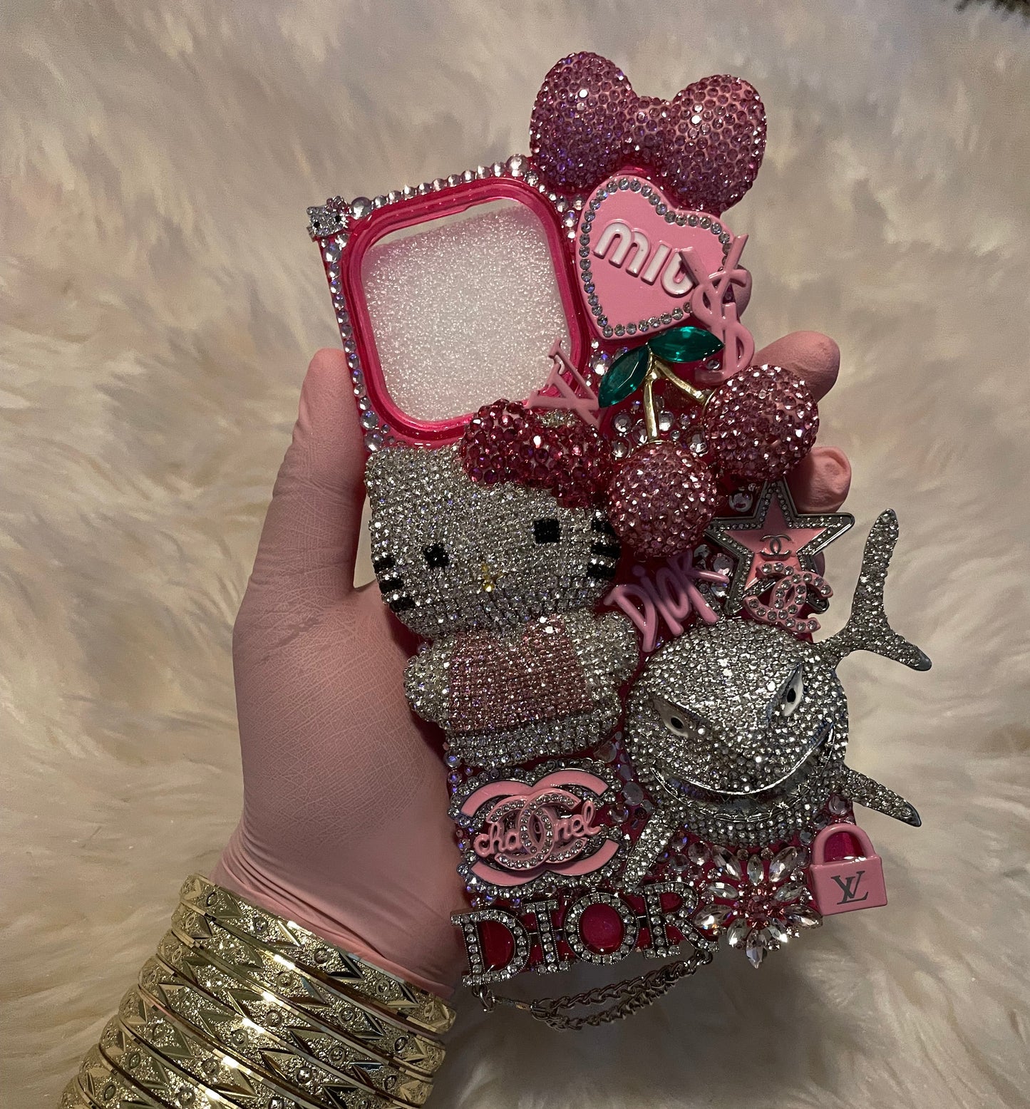 kitty junk case (ready to ship)
