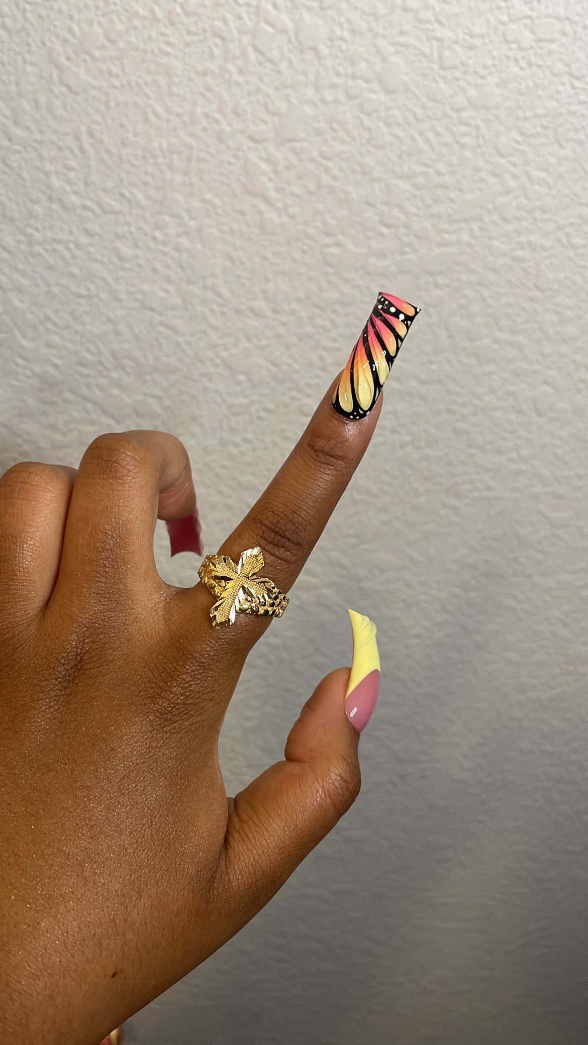 Golden Cross Ring
