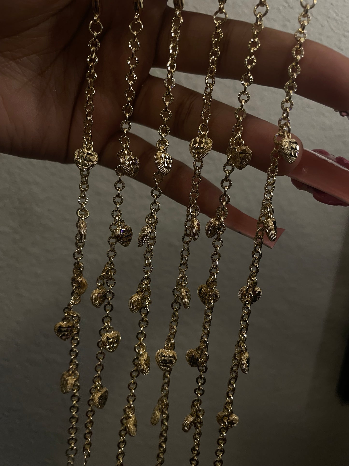 Dangling Heart Bracelet