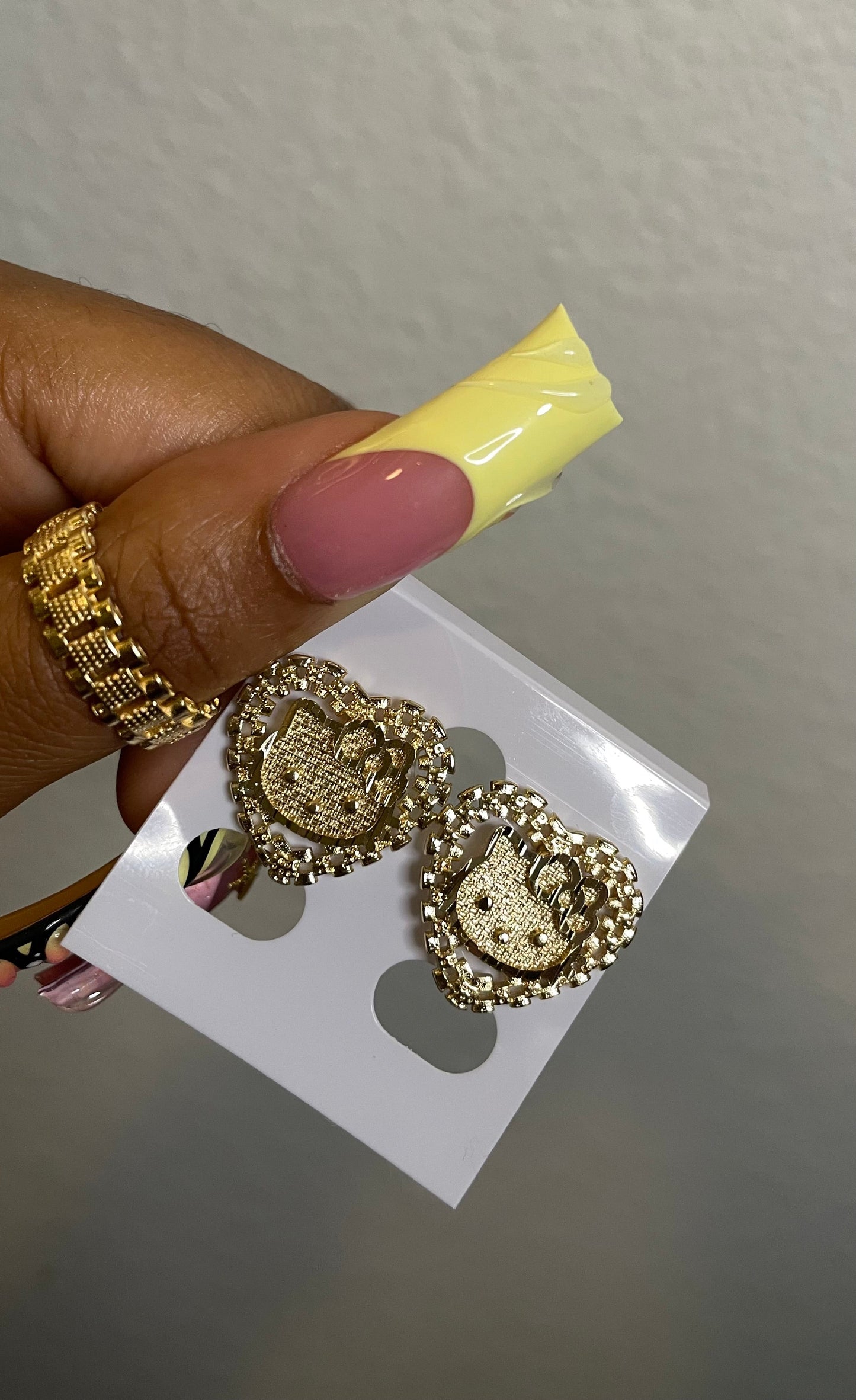 Rollie HK Heart Earrings