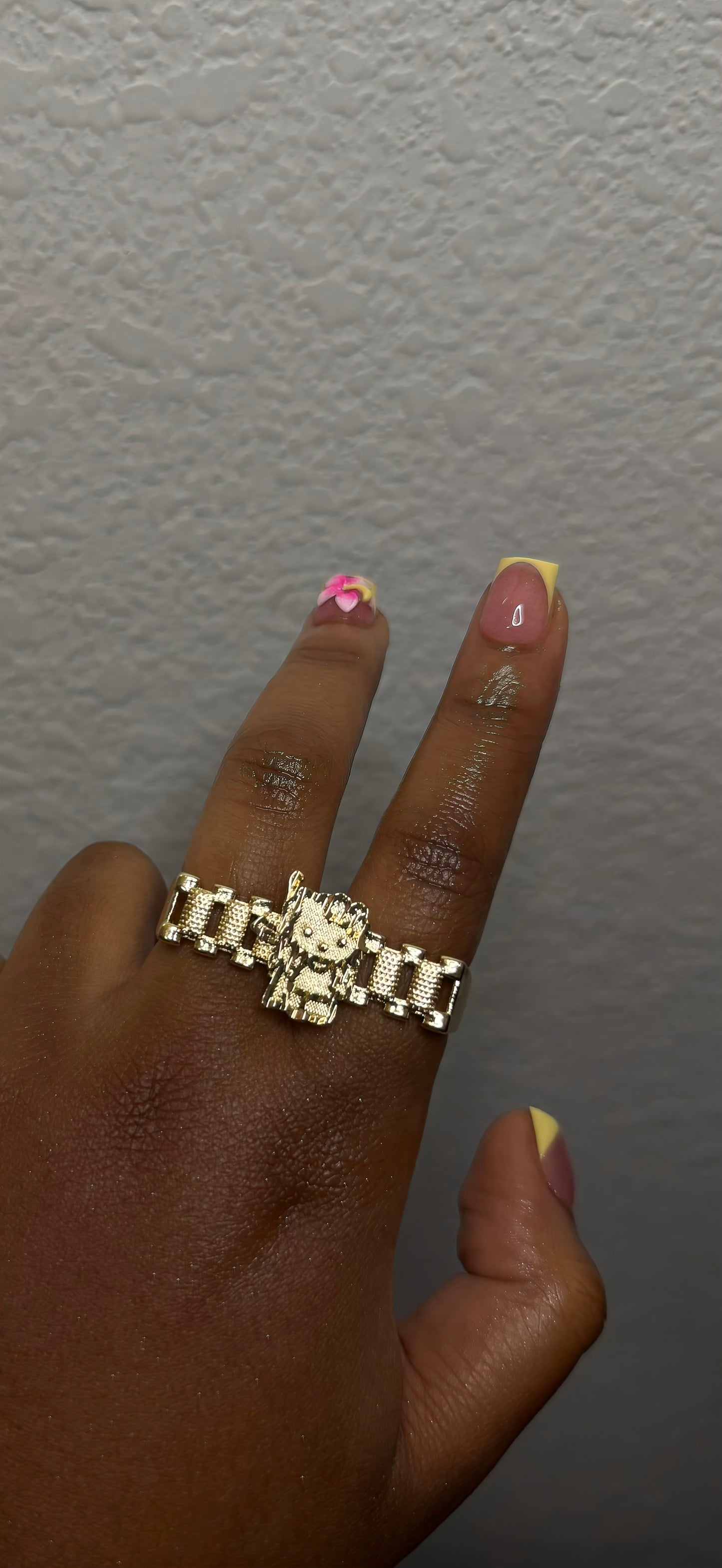 Gangsta HK Double Finger Ring
