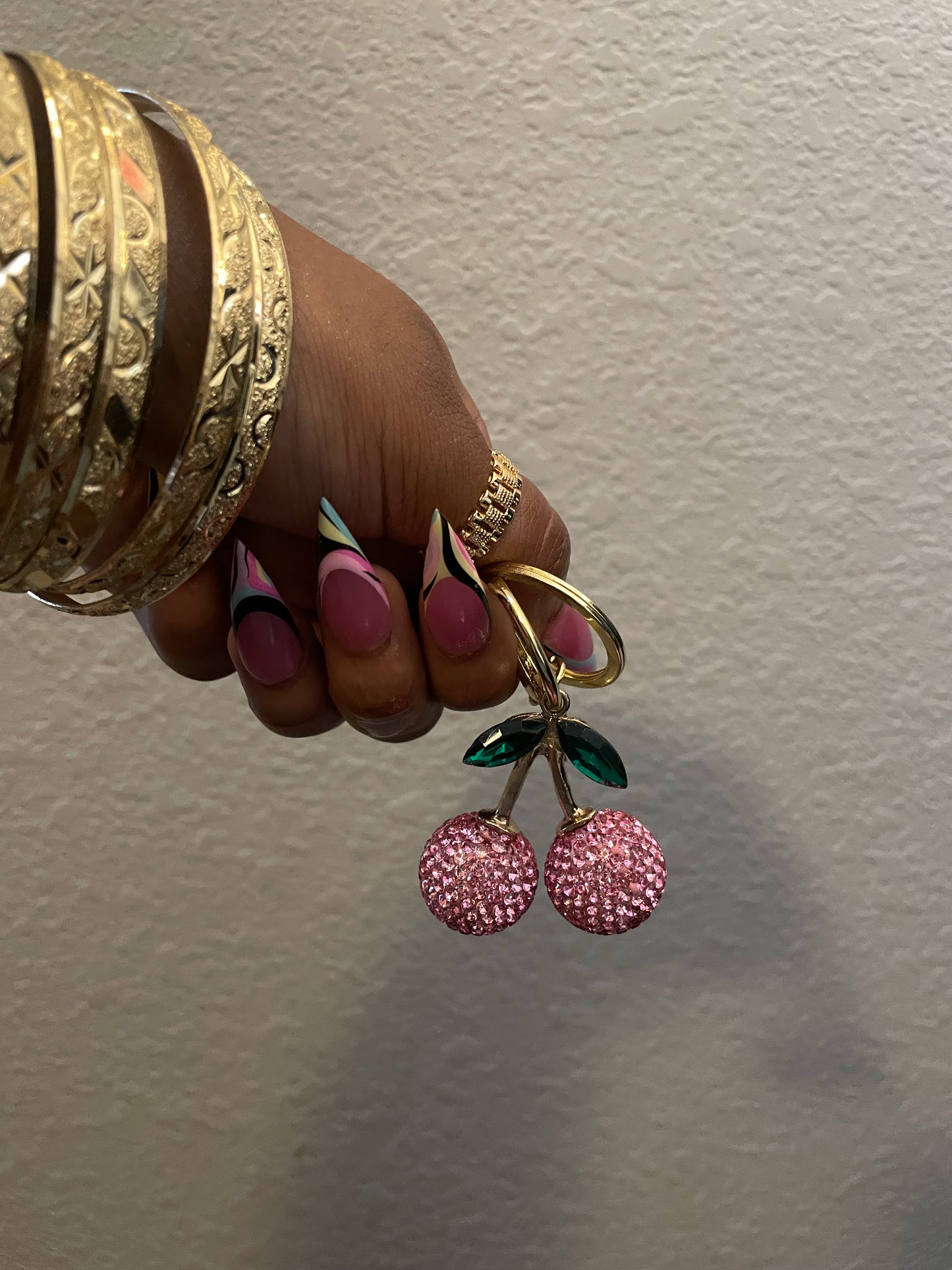Pink Cherry Purse Accessory