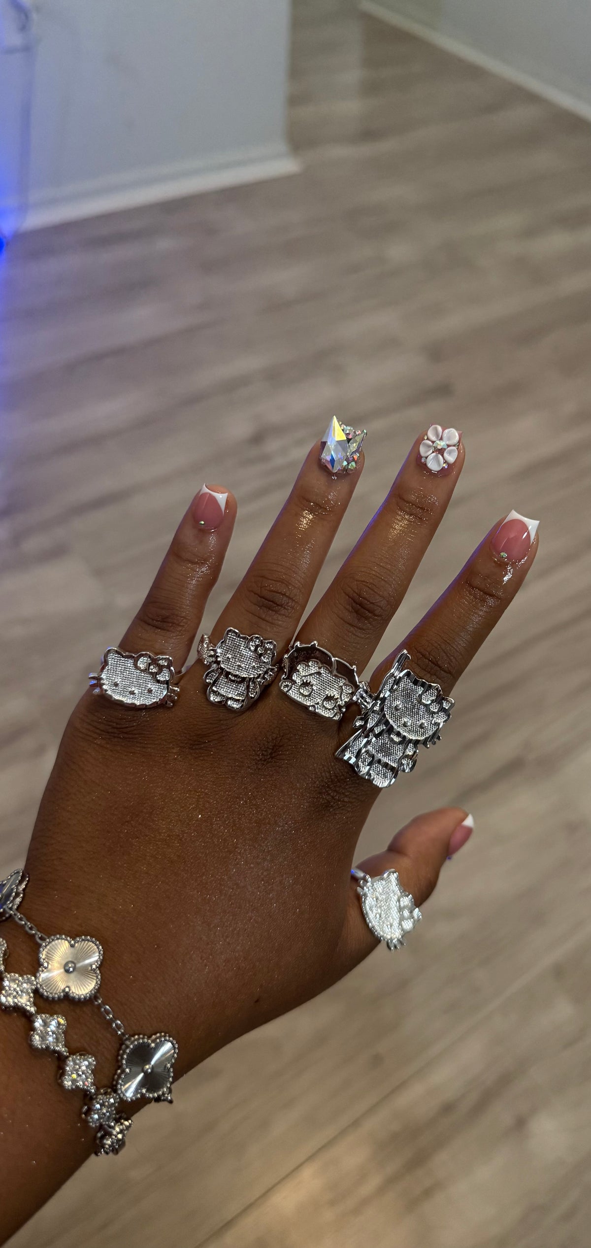 Silver BB Ring