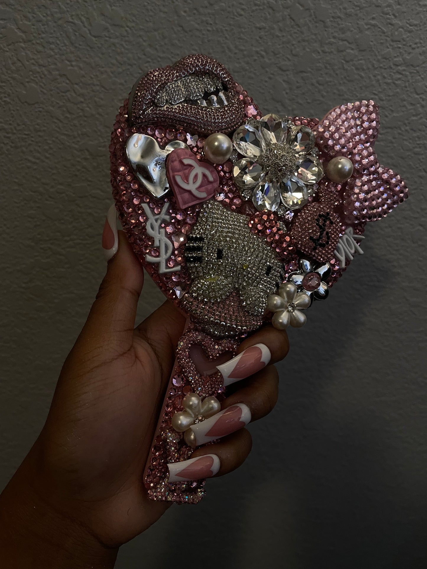 Pink Luxury Junk Mirror