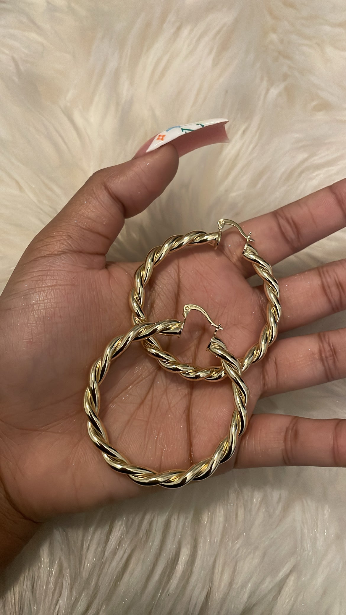 Twisty Earring Hoops