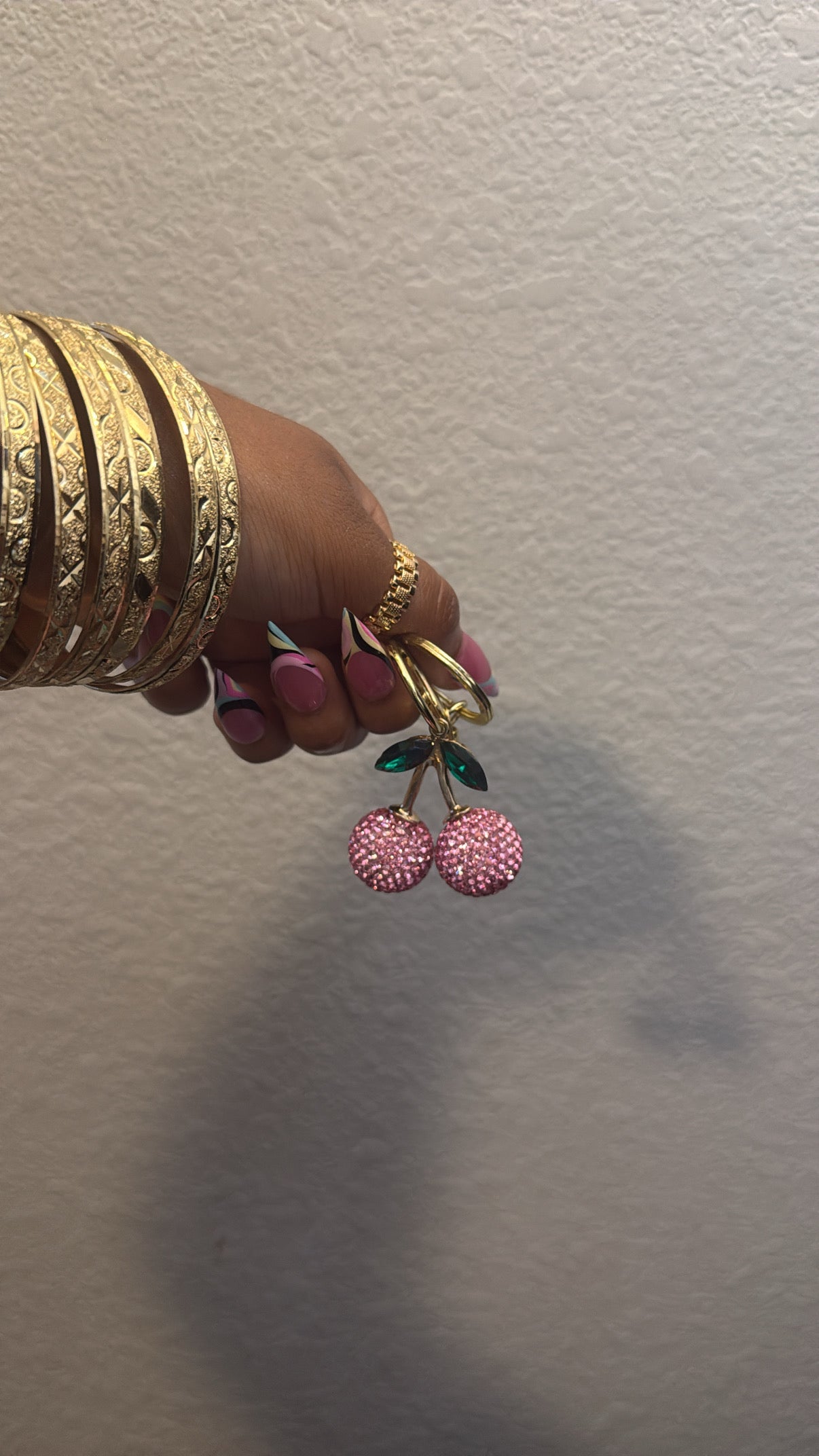 Pink Cherry Purse Accessory
