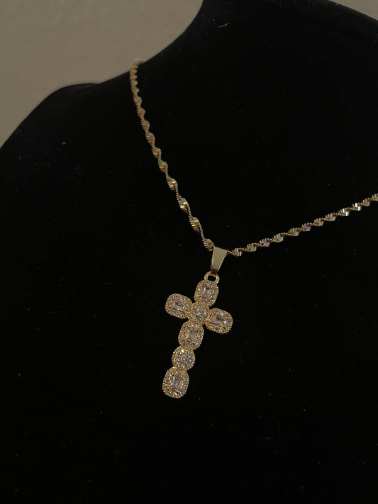 Diamond Cross Necklace