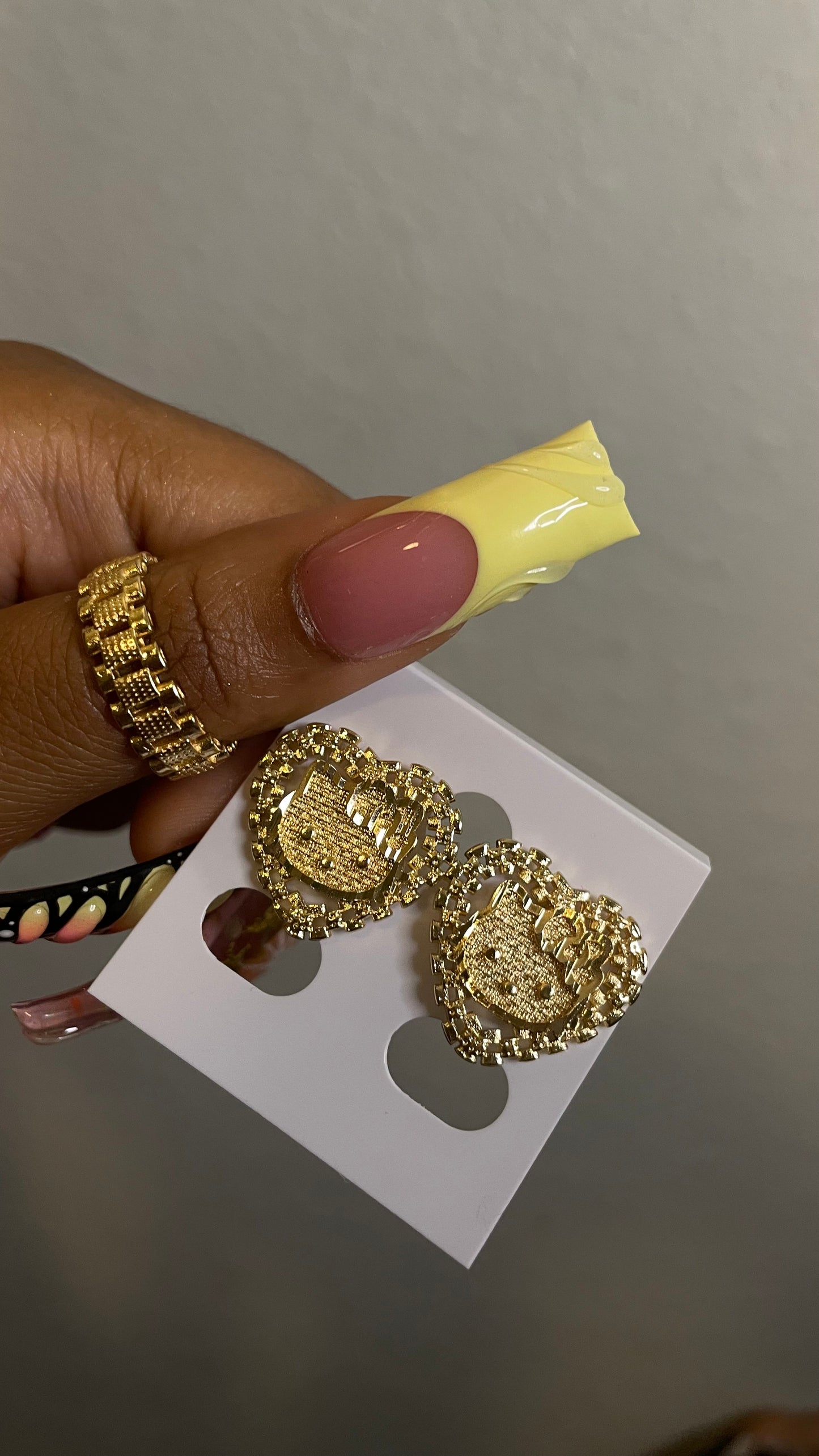 Rollie HK Heart Earrings