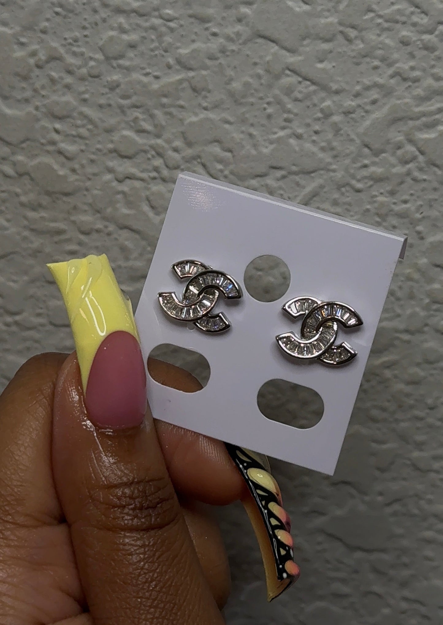 Baguette CC Earrings