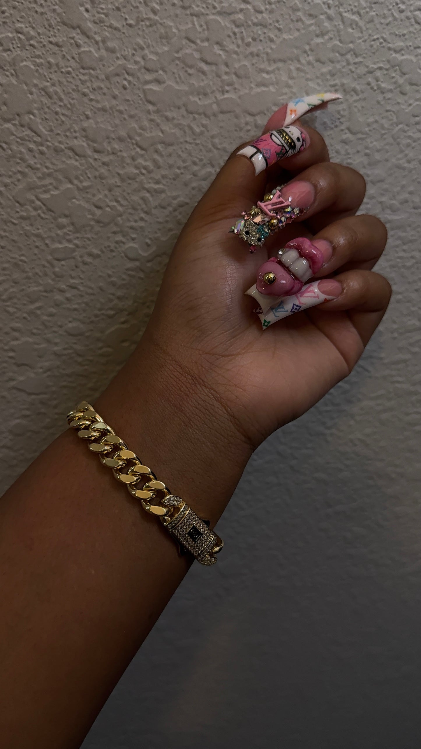 High Polish Cuban Bracelet