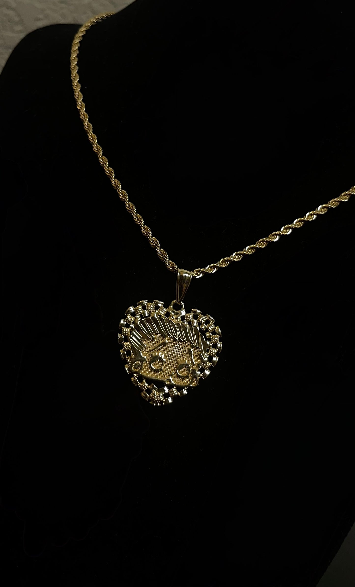 Rollie Heart BB Necklace