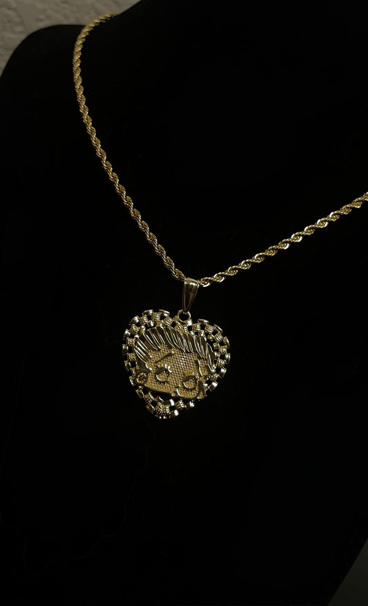 Rollie Heart BB Necklace