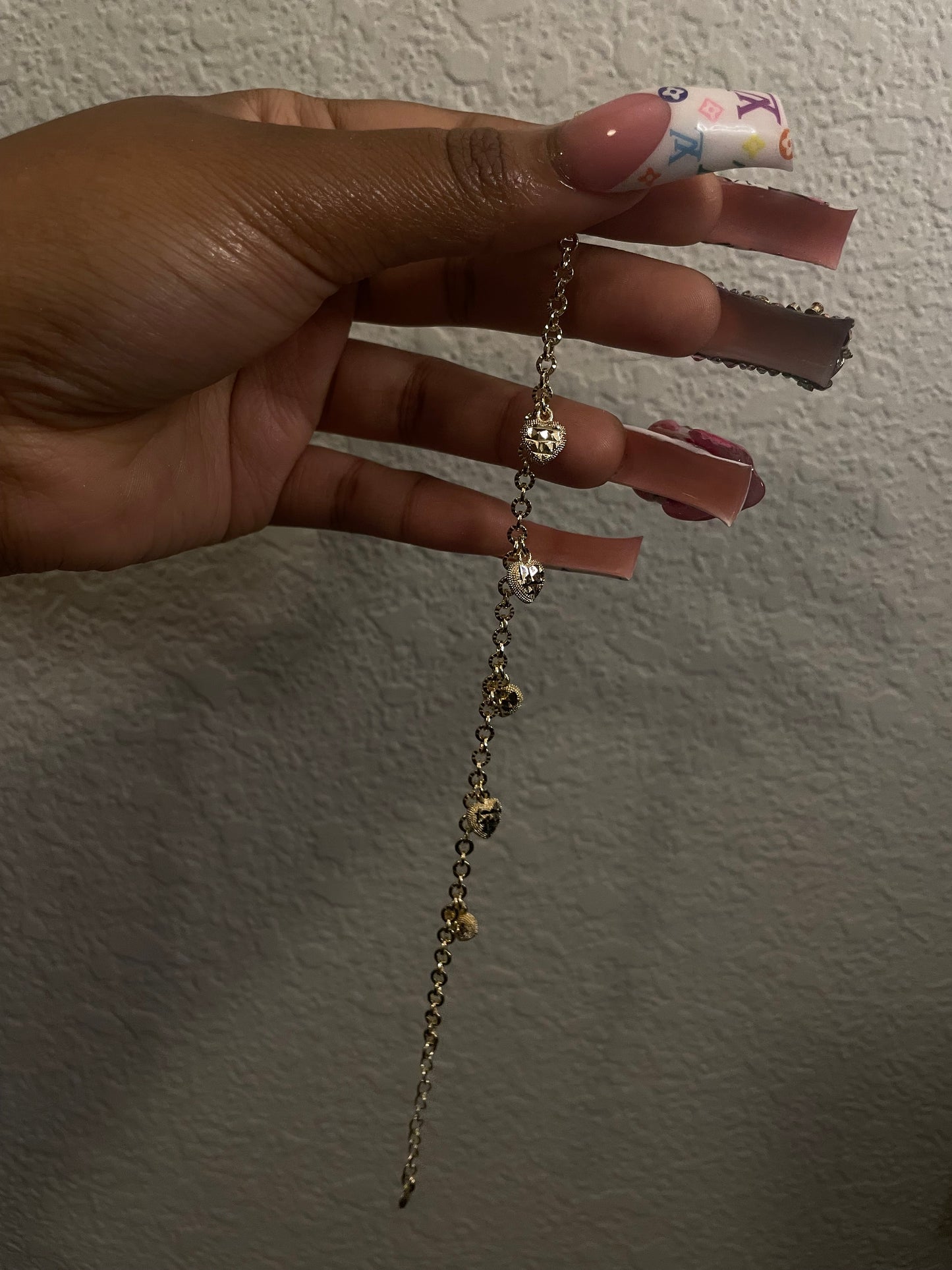 Dangling Heart Bracelet