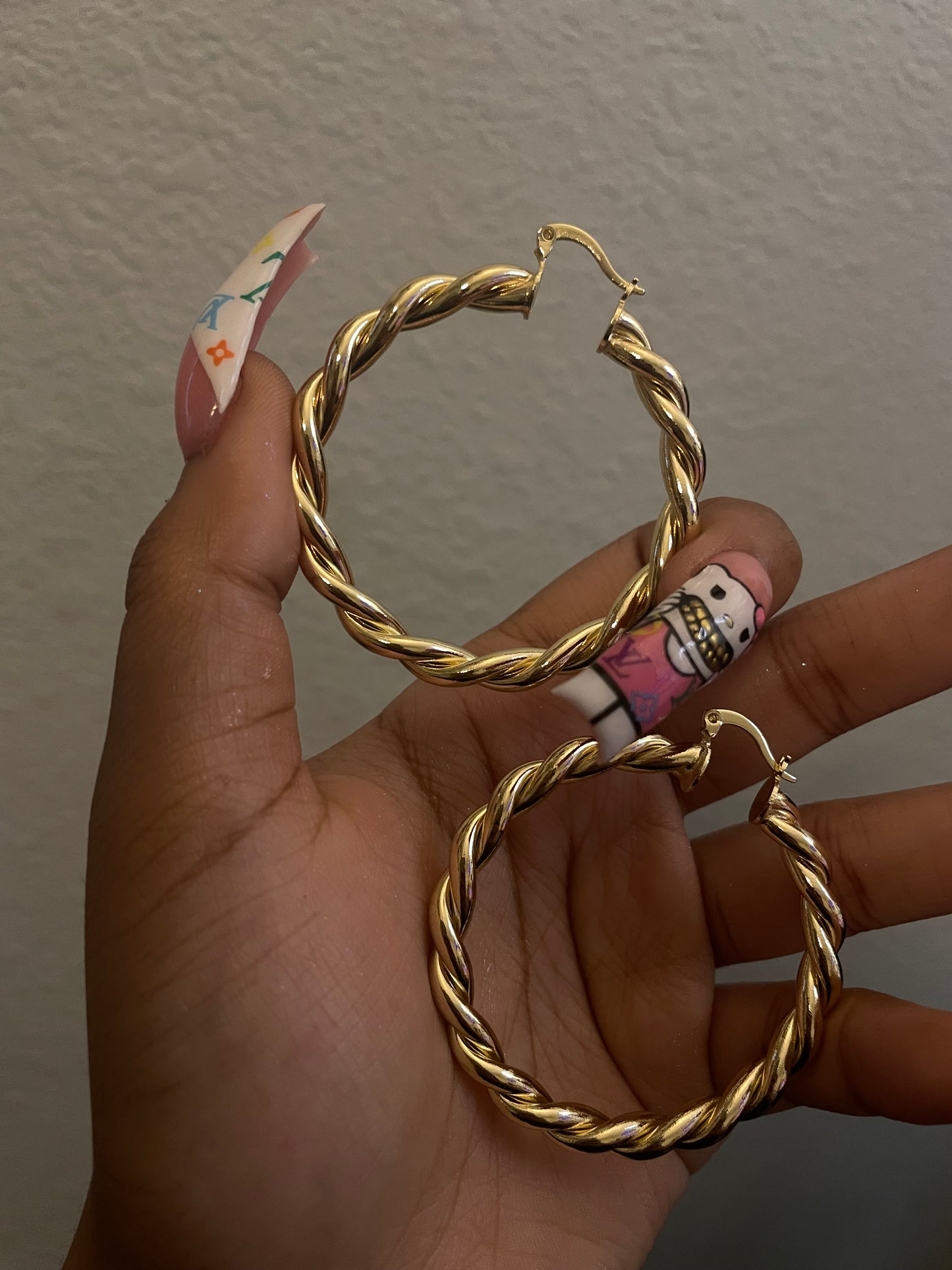 Twisty Earring Hoops