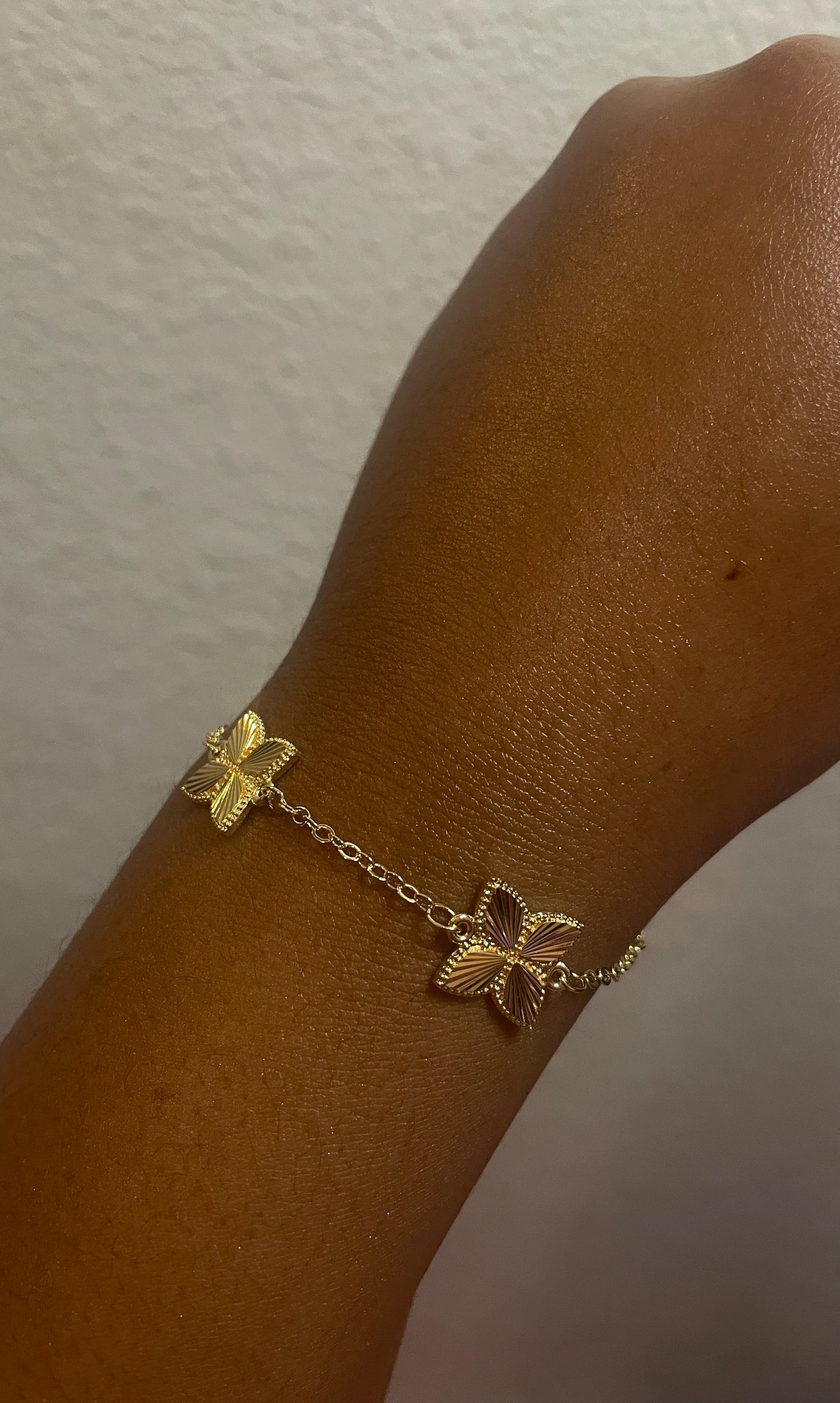 Reflective Clover Bracelet