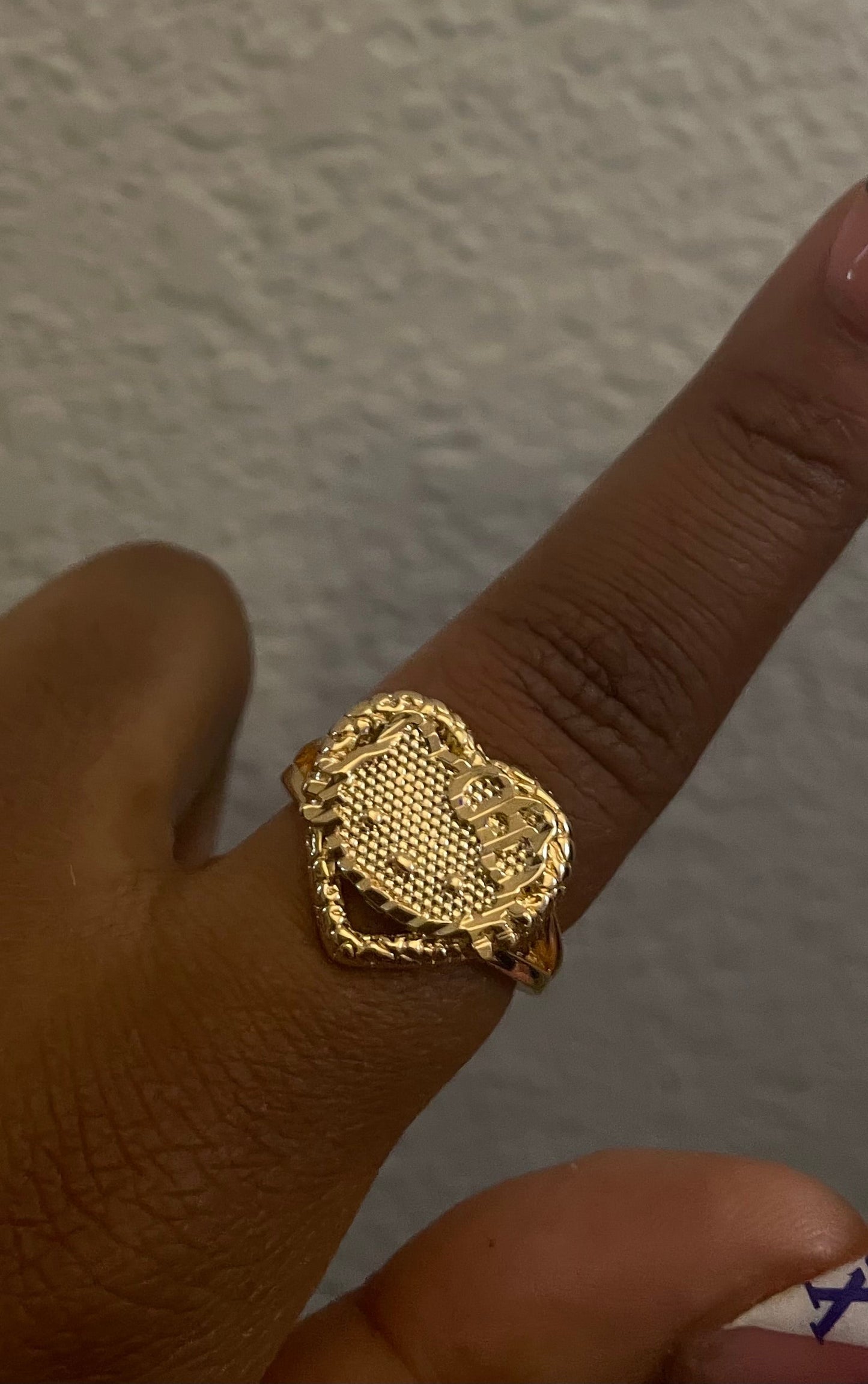 HK heart Ring