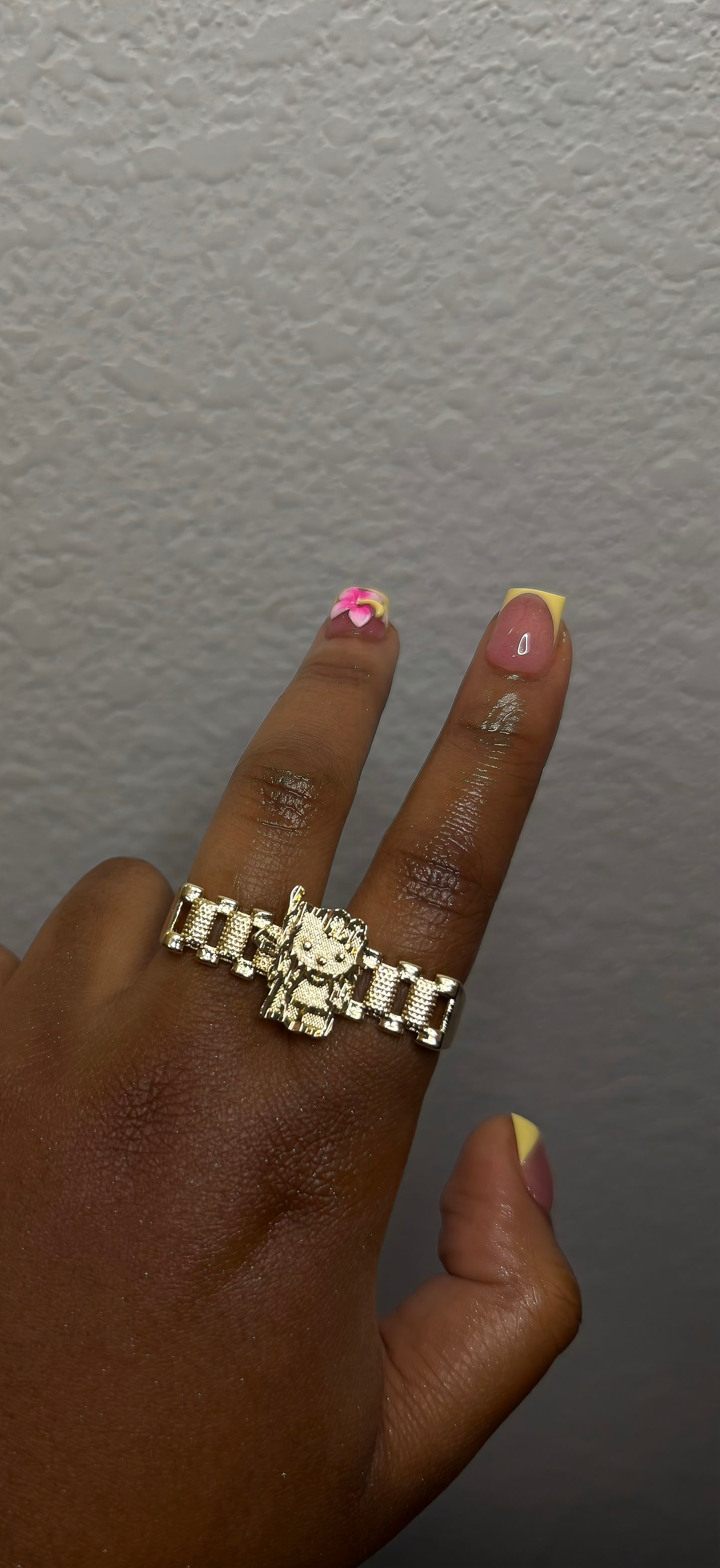 Gangsta HK Double Finger Ring