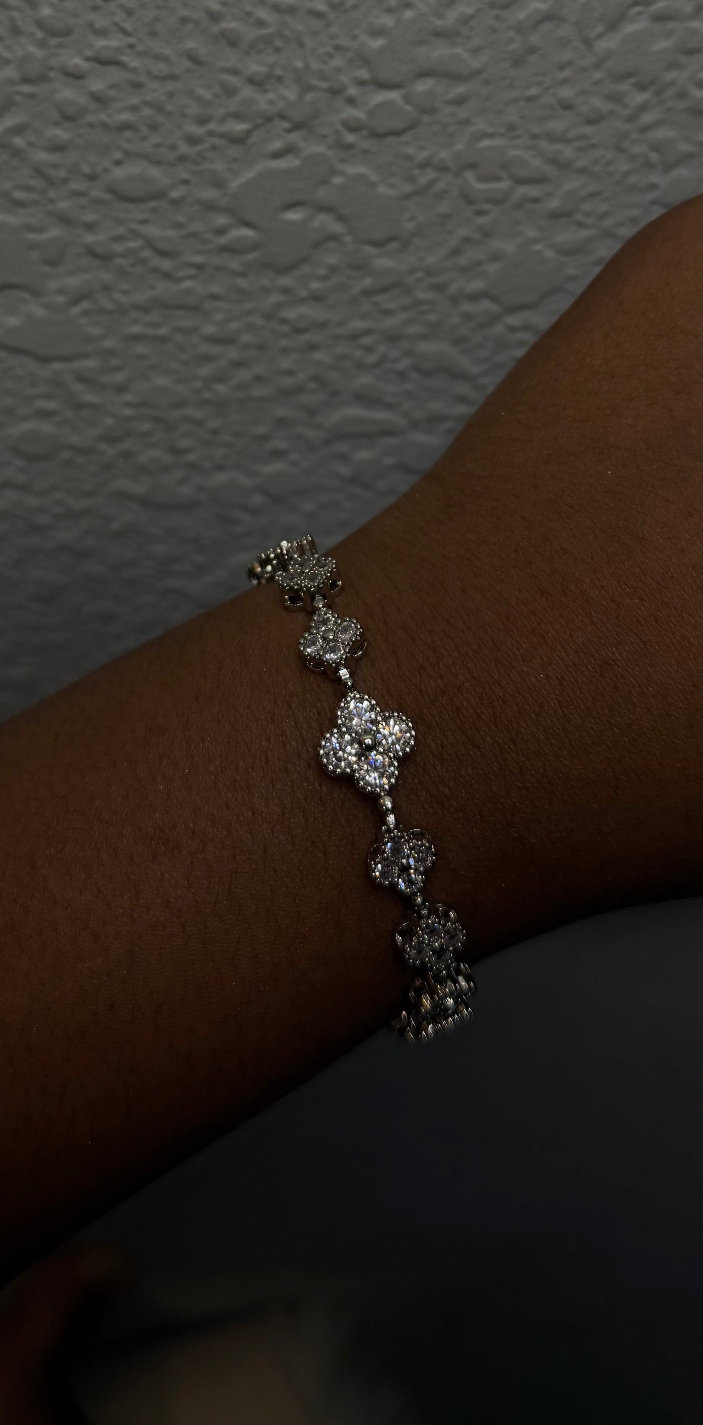 Diamond Clover Bracelet