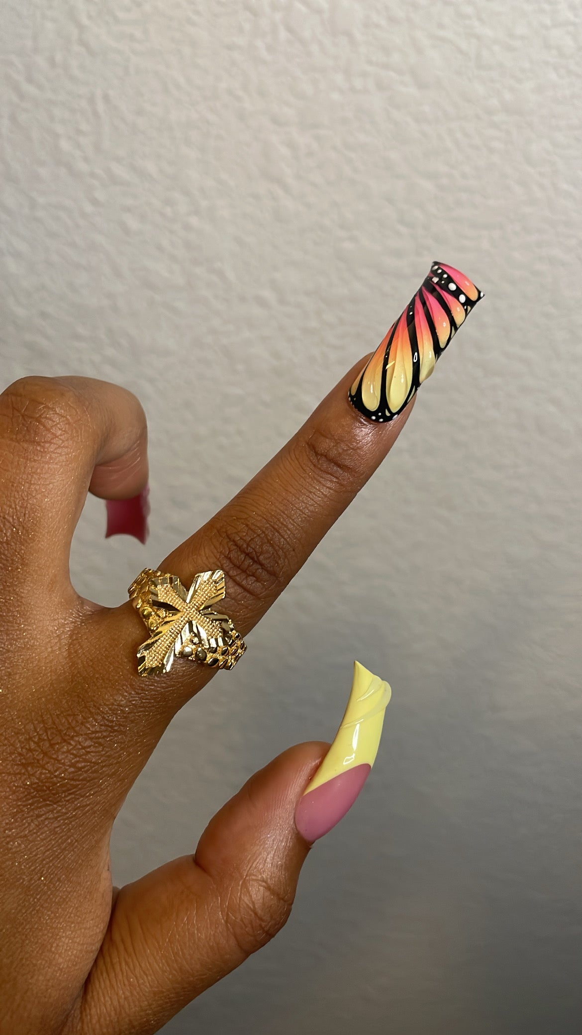 Golden Cross Ring