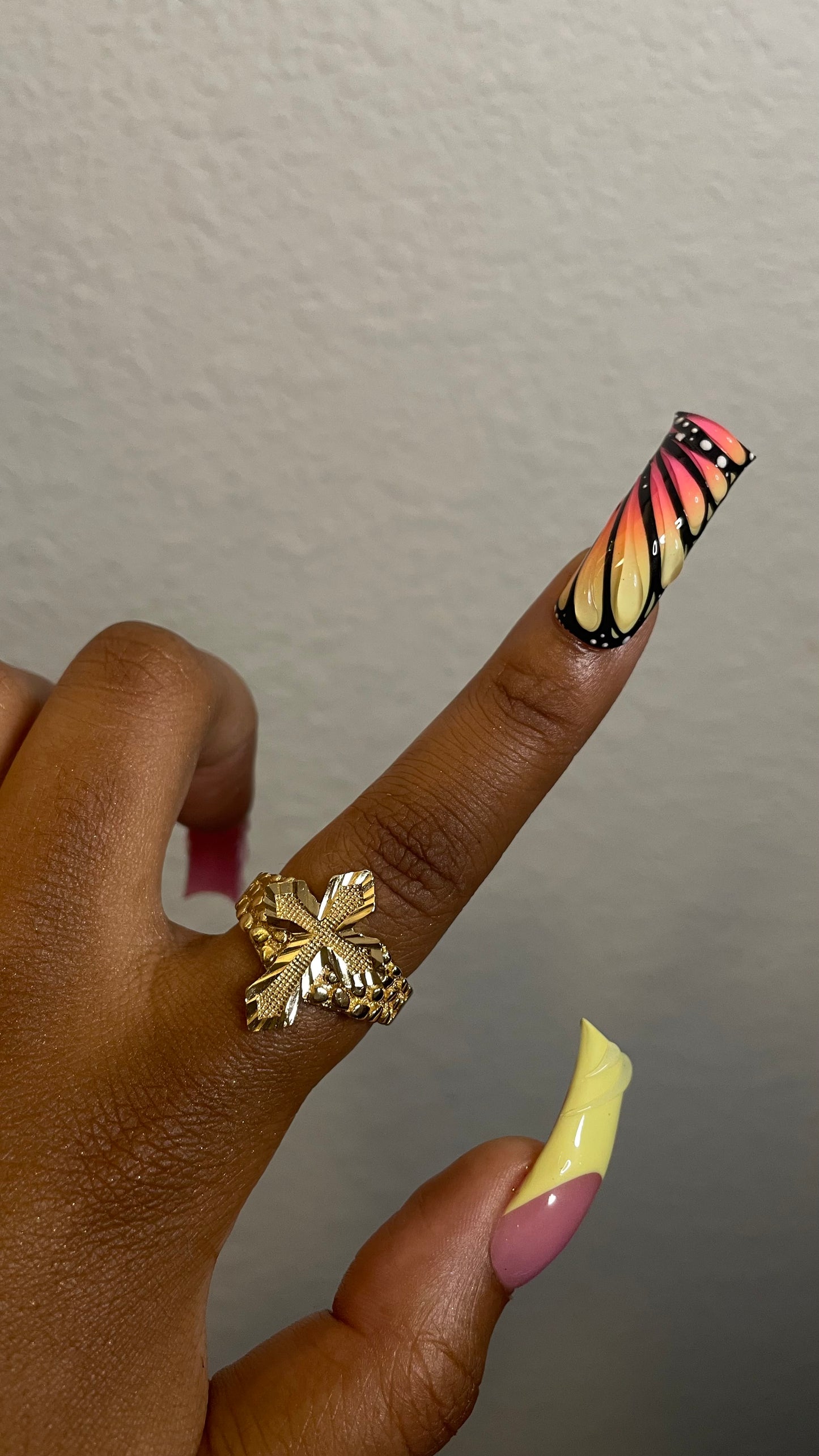 Golden Cross Ring