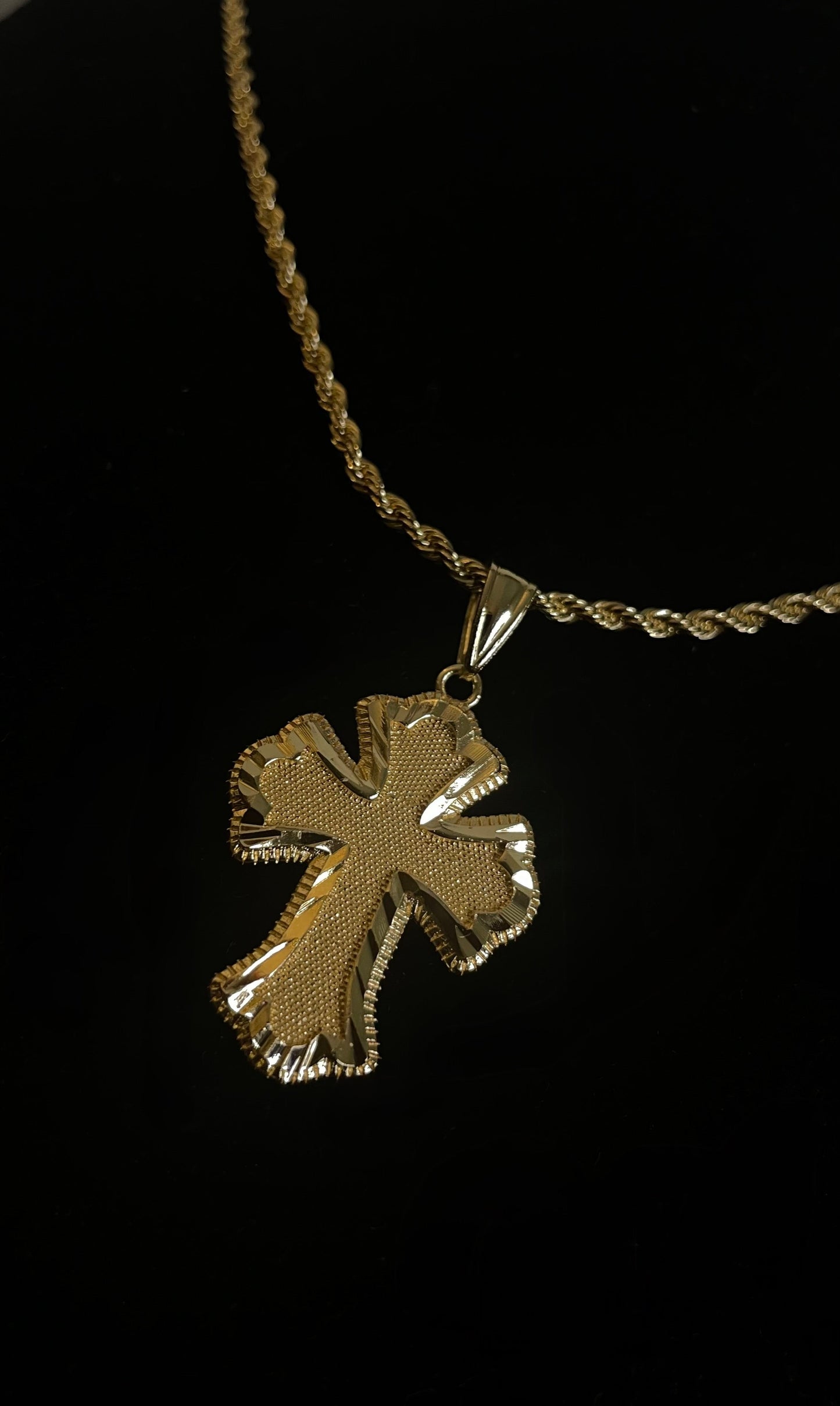 Golden Cross Necklace ￼