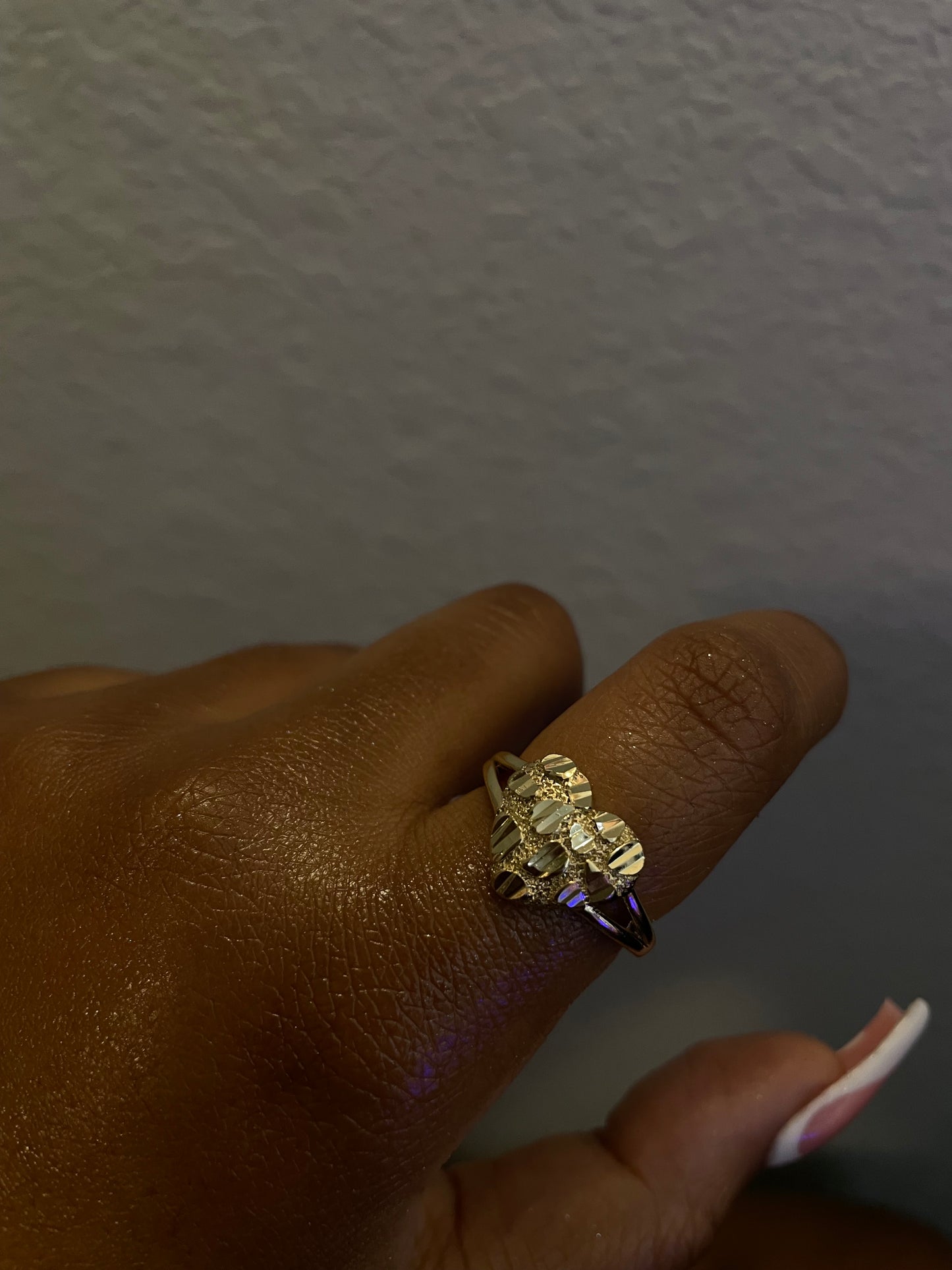 Nugget Heart Ring