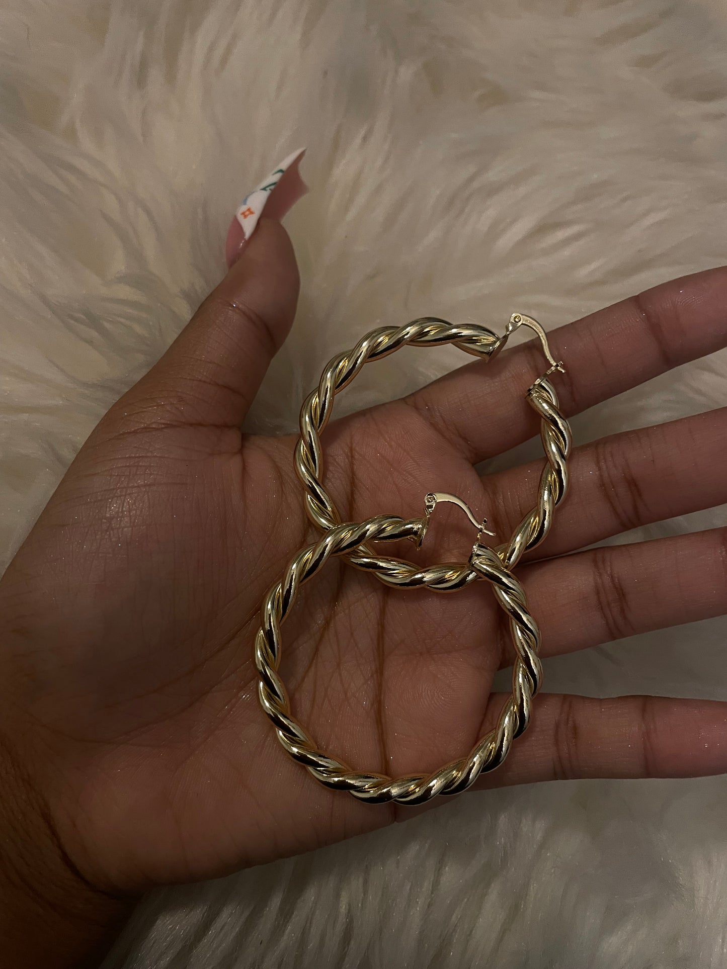 Twisty Earring Hoops