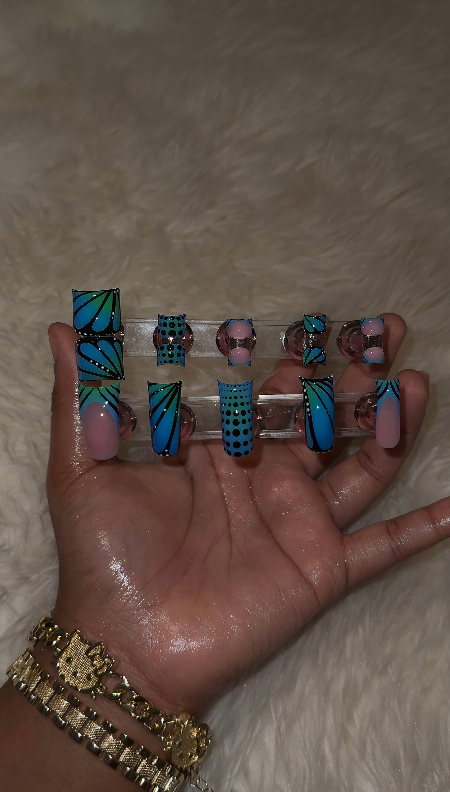 Burning Blue (toes are not included)