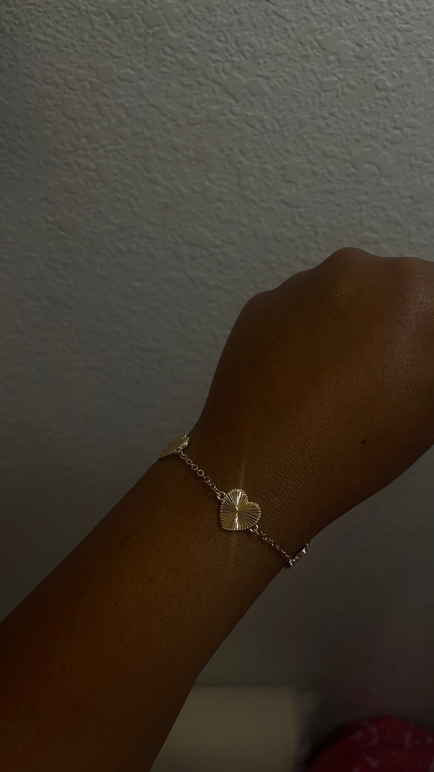 Reflective Heart Bracelet