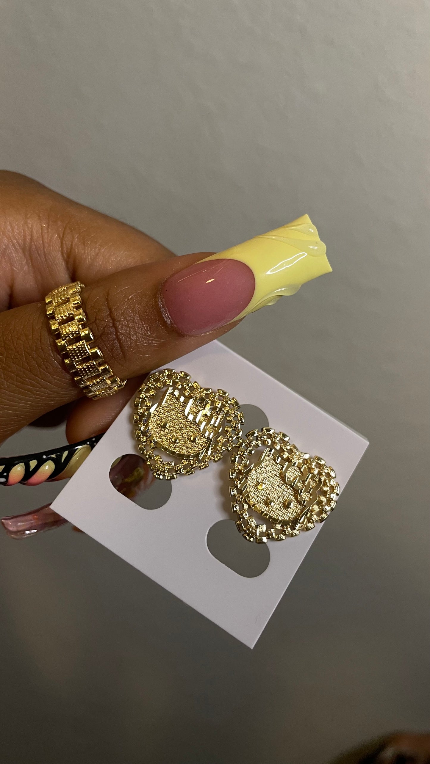 Rollie HK Heart Earrings