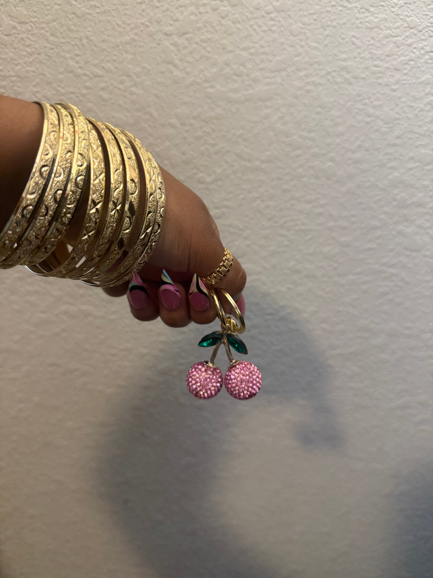 Pink Cherry Purse Accessory