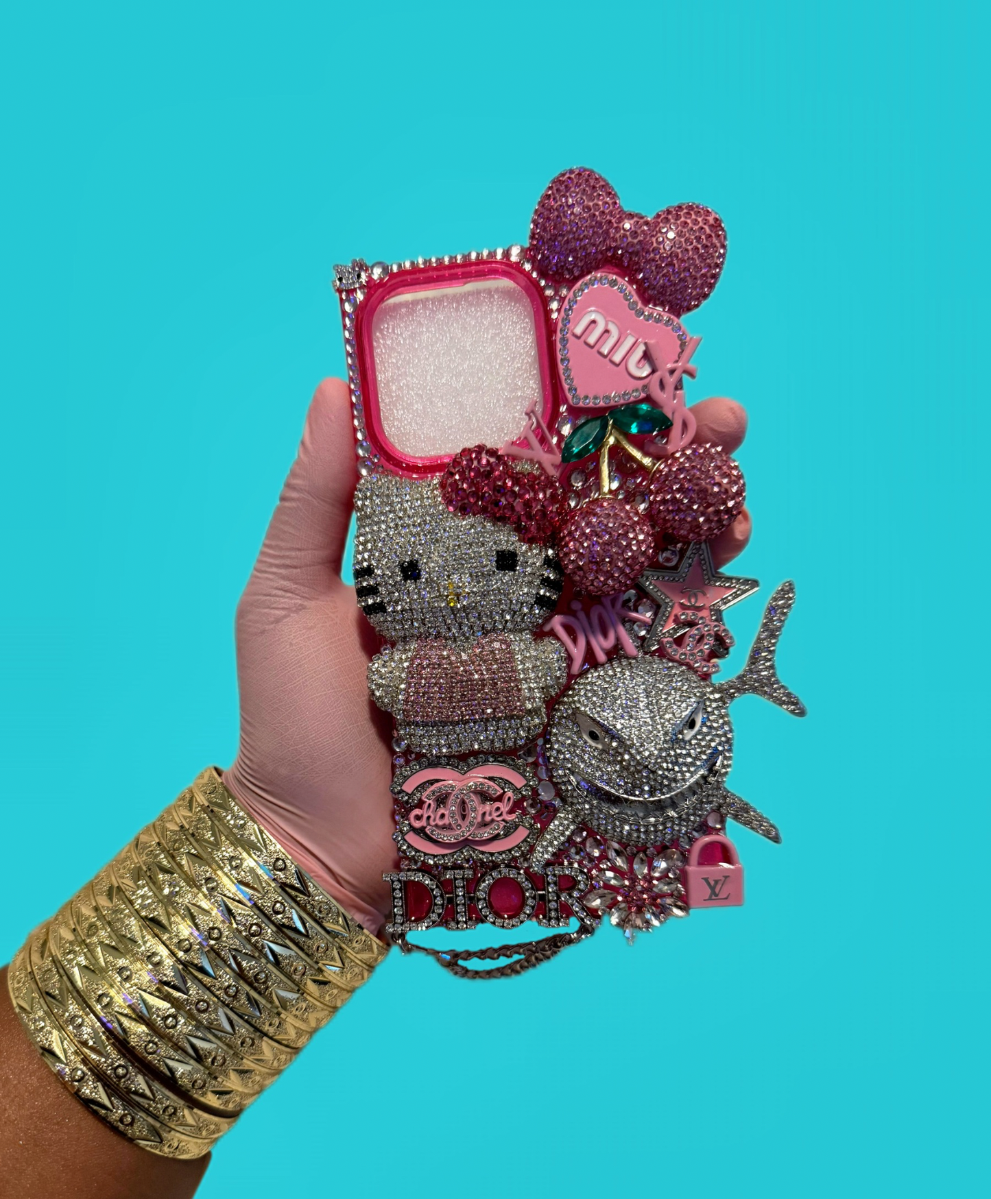 kitty junk case (ready to ship)